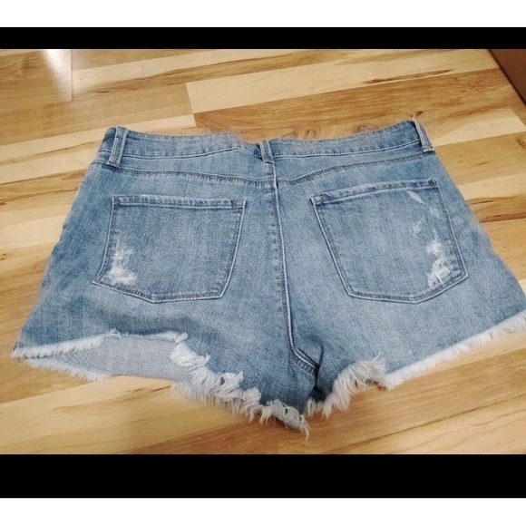 Pistola Jean Shorts Women's 30 Distressed Festival Fringe Super Short 2" Inseam - Picture 2 of 6